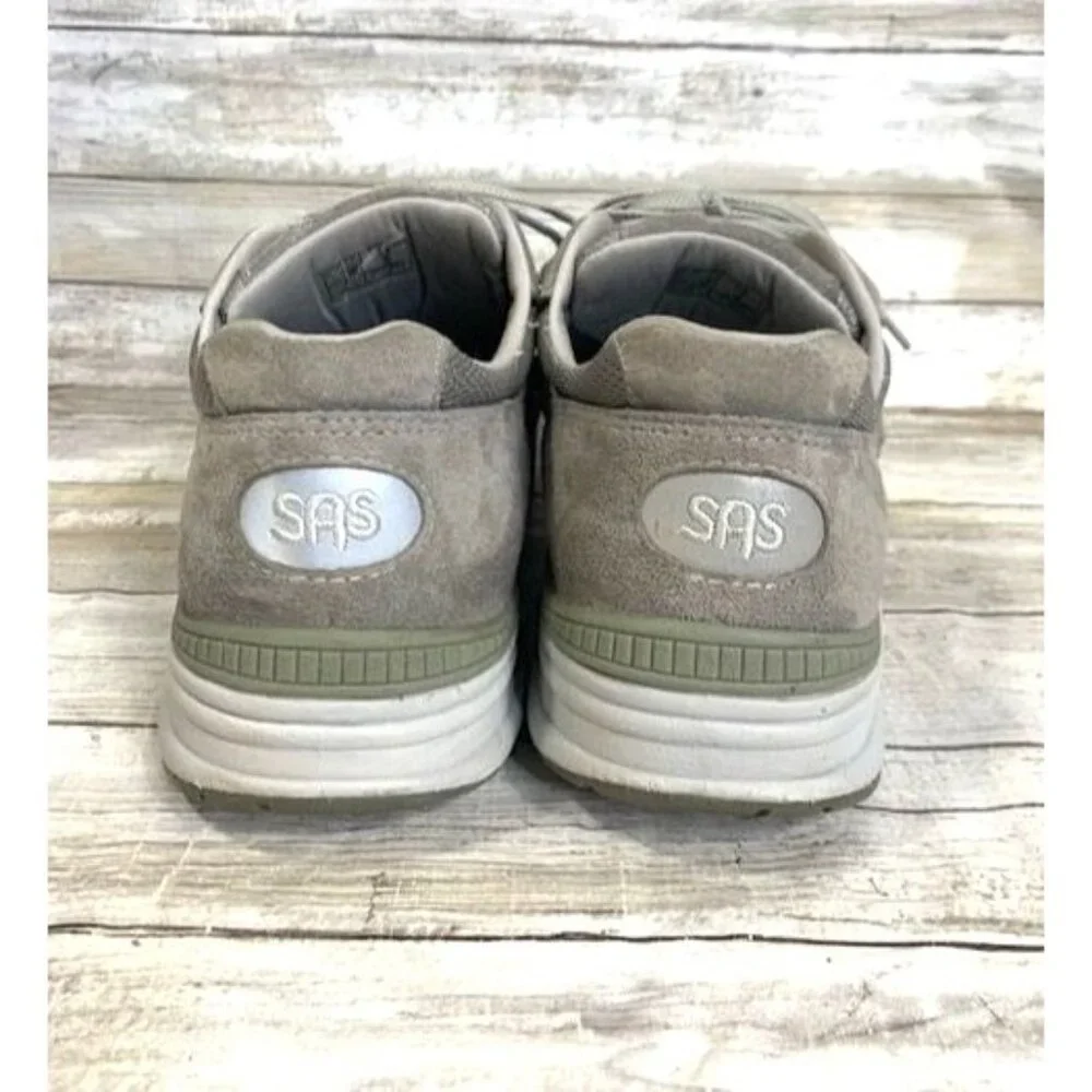 SAS Men's Gray Suede & Mesh Lace-Up‎ Comfort Walking Sneakers Size 13